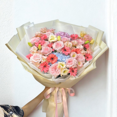 XL Mix Colorful Flowers Bouquet