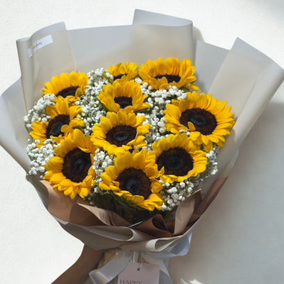 10 Sunflower Bouquet