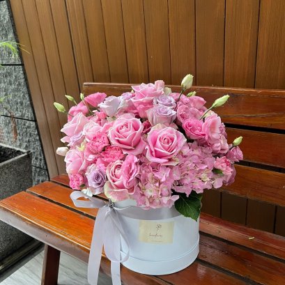 XL - Flowerbox - Pink Tone