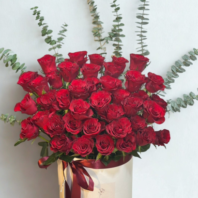 40 Roses Flower Box