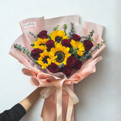 Sunflower Rose Mix Bouquet