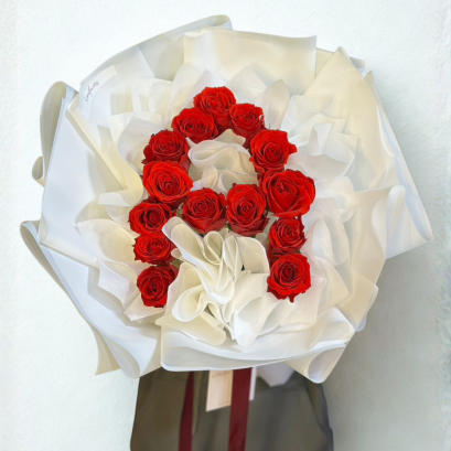 LOVE LETTER "A" (customizable to any letter/number) **เปลี่ยนตัวอักษรได้**