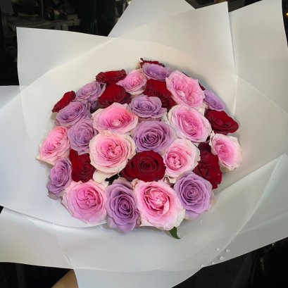30 Multicolor Roses