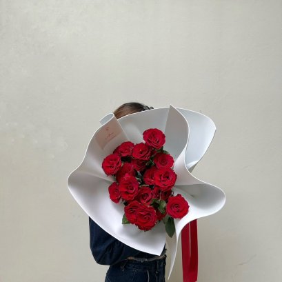 20 Red Roses Bouquet  | Trending Wrapping