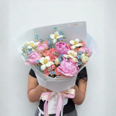 Peonies Mix Bouquet - Soft Girl