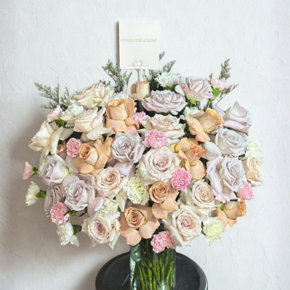Coffee Tone Flower Vase - Perfect for Gifting