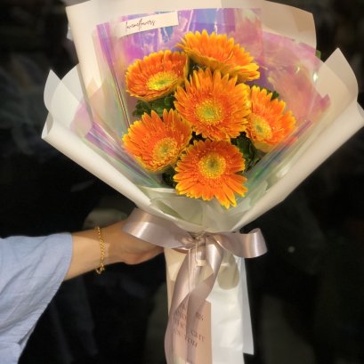 Mini Gerberra Orange