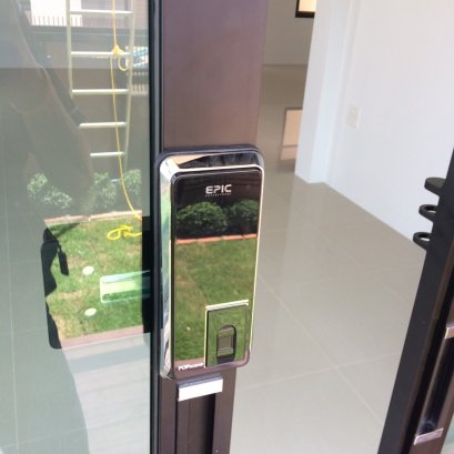 ระบบกลอนประตูดิจิตอล ชนิดประตูบานเลื่อน