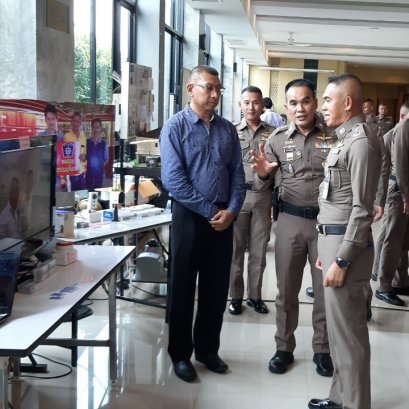 งานป้องกันปราบปรามเชิงรุกของเจ้าหน้าที่ตำรวจในสังกัดตำรวจภูธรภาค 8  