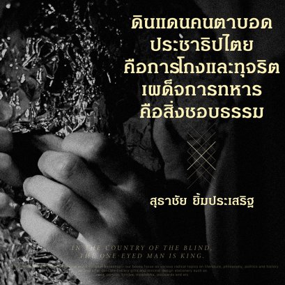 สุธาชัย ยิ้มประเสริฐ : บทวิจารณ์หนังสือ - ดินแดนคนตาบอด