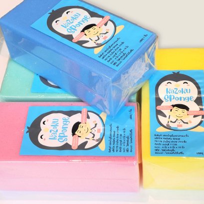 Plastel Sponge ฟองน้ำถูพื้น (เพนกวิน) (1 ชิ้น)
