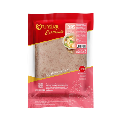 ฟาร์มสุข ไก่เด้งปรุงรสแช่แข็ง 1 กก.