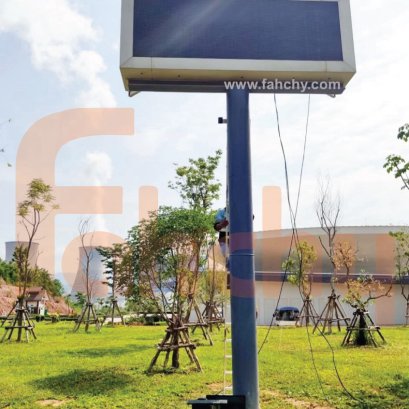 LED P10 outdoor โรงไฟฟ้าหงสา สปป.ลาว