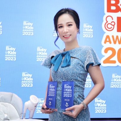 ร็อคกิงคิดส์ฯ คว้า 2 รางวัลแห่งปี จากเวที “Amarin Baby & Kids Awards 2023” ให้กับ Royal เก้าอี้เปลไกวฯ เป็นสุดยอดแบรนด์ในดวงใจคุณแม่ทั่วประเทศ