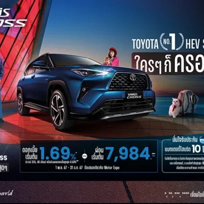 ข้อเสนอสุดพิเศษสำหรับ All New Yaris Cross