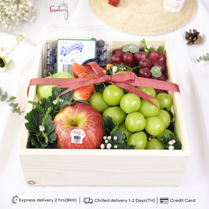 grape and fruit wood gift box