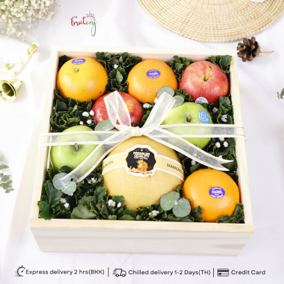 WX15 Fruit &amp; Flower Wood gift box