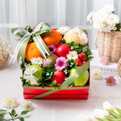 PB01 Fruit &amp; Flower Gift Box