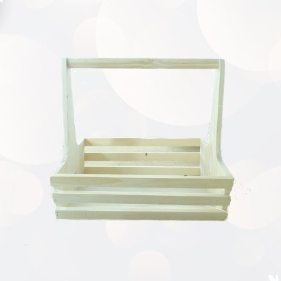 กระเช้าไม้สน ขนาด 8x12 นิ้ว