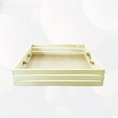 ถาดไม้สน ขนาด13x15นิ้ว