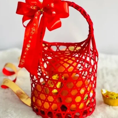 กระเช้าส้มเล็กๆ RB010 REDRIBBIN.COM