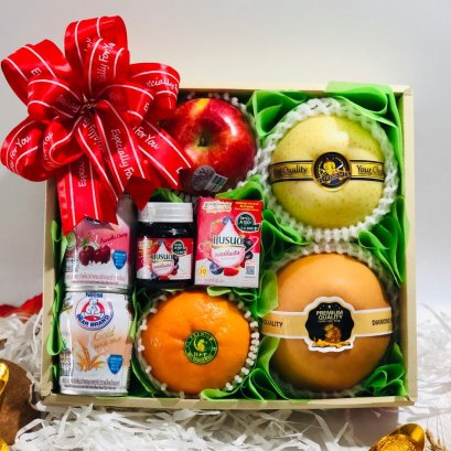 RB027 เซ็ตผลไม้รวม+นมหมี+แบรนด์วีต้า