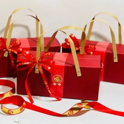 กระเช้าส้ม กระเช้าตรุษจีน RB330