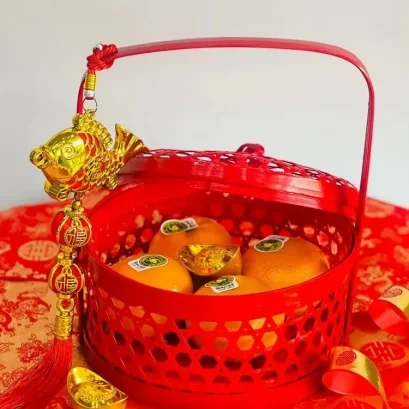 กระเช้าส้มตรุษจีน ขนาดเล็ก ราคาไม่เกิน 1000