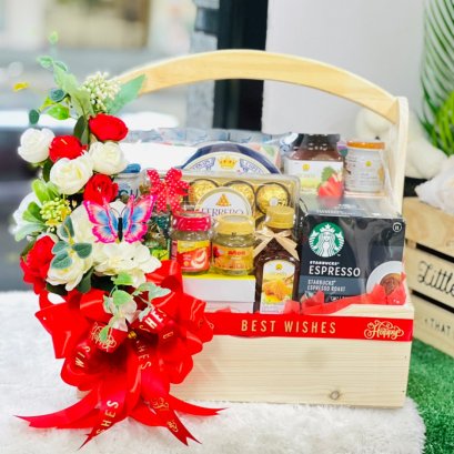 RB153 กระเช้าของขวัญเพื่อสุขภาพ XL