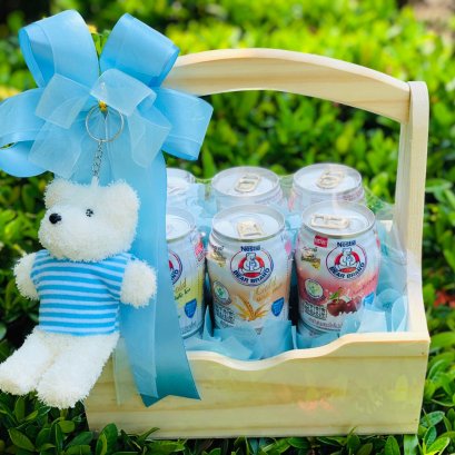 RB39 กระเช้านมตราหมี