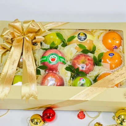RB127 กระเช้าผลไม้ในกล่องของขวัญขนาดใหญ่