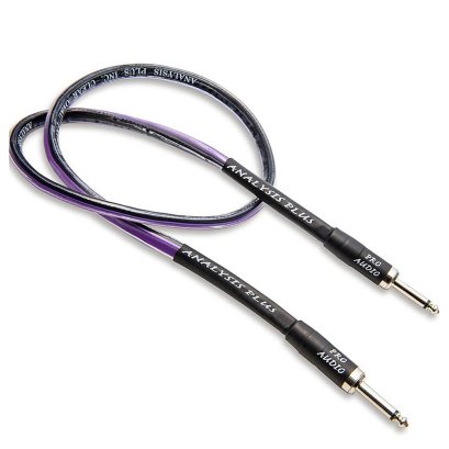 Analysis Plus Clear Oval Internal Speaker Cable Straight to Straight, 2 ft