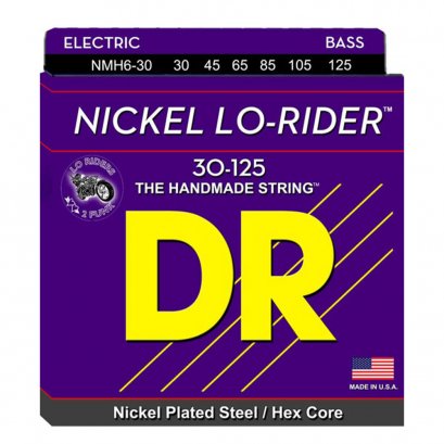 DR Strings Nickel Lo-Rider 30-125 Medium 6-String