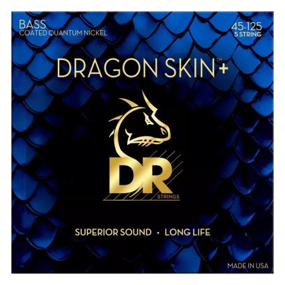 DR Strings Dragon Skin+ Bass Quantum Nickel 45-125