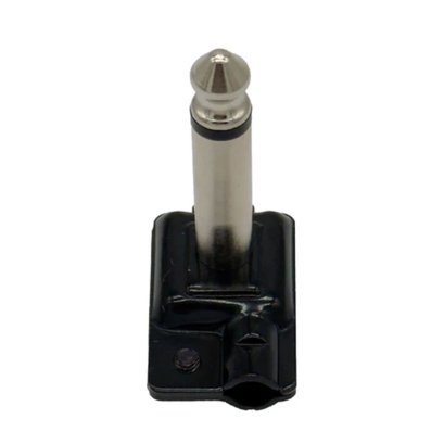 Evidence Audio Solder Plug: Right Angle, Black