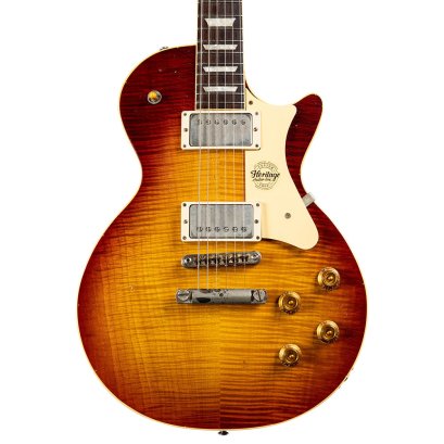 Heritage Custom Shop Core Collection H-150 Electric Guitar with Case, Tobacco Sunburst, Artisan Aged