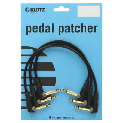 Klotz Cable unbalanced entry level patch cable with angled jacks 30cm