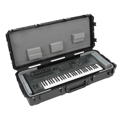 SKB 3i-4719-TKBD iSeries Rolling Waterproof 61-key Wide Keyboard Case