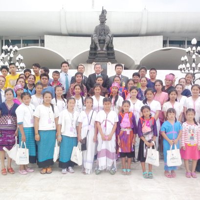 ต้อนรับเยาวชนชาวเขาดอยหลวงเชียงดาว