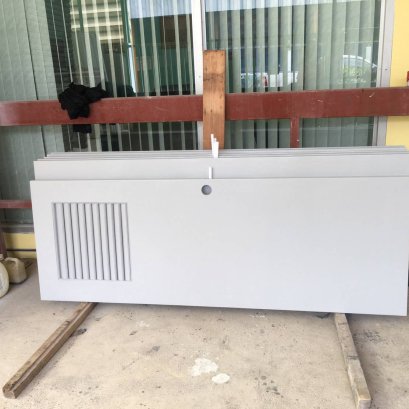 การเจาะช่องลูกบิดประตูไฟเบอร์กลาส