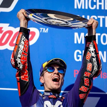 ‘มาเวริค บีญาเลส’ ผงาดคว้าแชมป์MotoGP แดนจิงโจ้