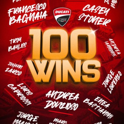 ย้อนเส้นทางความสำเร็จก่อน DUCATI ฉลองชัยชนะสนามที่ 100 ในมิซาโน