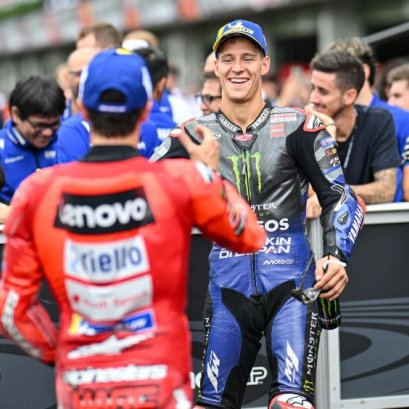 จะเป็นอย่างไรหาก ฟาบิโอ กวาตาราโร ดวล มาร์ก มาร์เกซ ด้วยรถแข่งสเป็คเดียวกัน ?