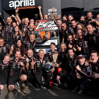 Aprilia ตั้งเป้าลุ้นแชมป์โลกใน MotoGP 2026 หลังฟอร์มแรงใน MotoGP 2025