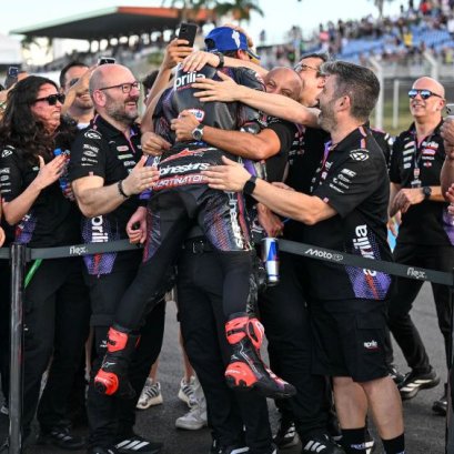 ฆอร์เก มาร์ติน ขอโฟกัสปัจจุบันหลังพา Aprilia คว้าดับเบิลโพเดียม Brazilian Grand Prix 2026