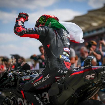 สู้ไม่ไหว! เป็กโก้ บันญาญา รับ Aprilia ทิ้งคู่แข่งขาดลอยหลังจบ COTA