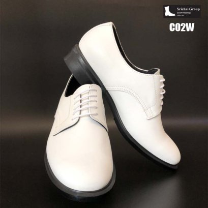 คัทชูหนังขาว รุ่น C02W1