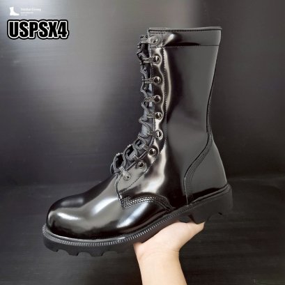 คอมแบท รุ่น USPSX4 หนังขัดมันเกรดพรีเมี่ยม หูร้อยรูเหล็ก