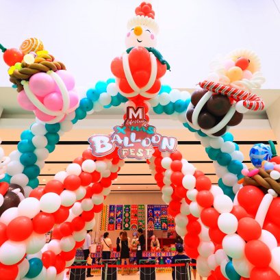 ชวนท่องอาณาจักรบอลลูนลุงซานต้า @ "M LIFESTORE X’MAS BALLOON FEST”