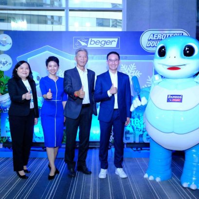 เบเยอร์  เปิดตัวผลิตภัณฑ์ "BegerCool" โดยใช้เทคโนโลยี "AeroTech"วัสดุแห่งอนาคตสร้างปรากฏการณ์ใหม่วงการสีทาบ้าน ตอกย้ำความเป็น "ผู้นำสีนวัตกรรม"